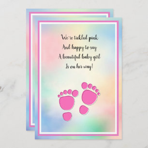 It's a Girl Baby Shower Invitations