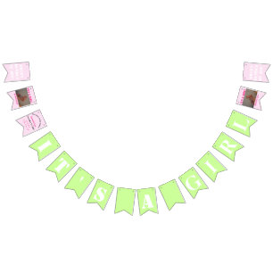 It's a Girl Bunting Banner