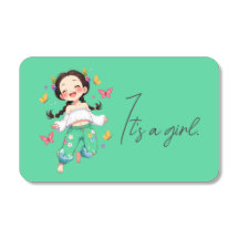 "It's a Girl" Cute Baby Girl Matchbox Favour