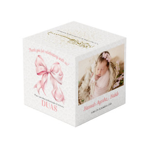It's a Girl Gift Photo Cube