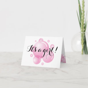 its girl cards zazzle nz its a girl cards