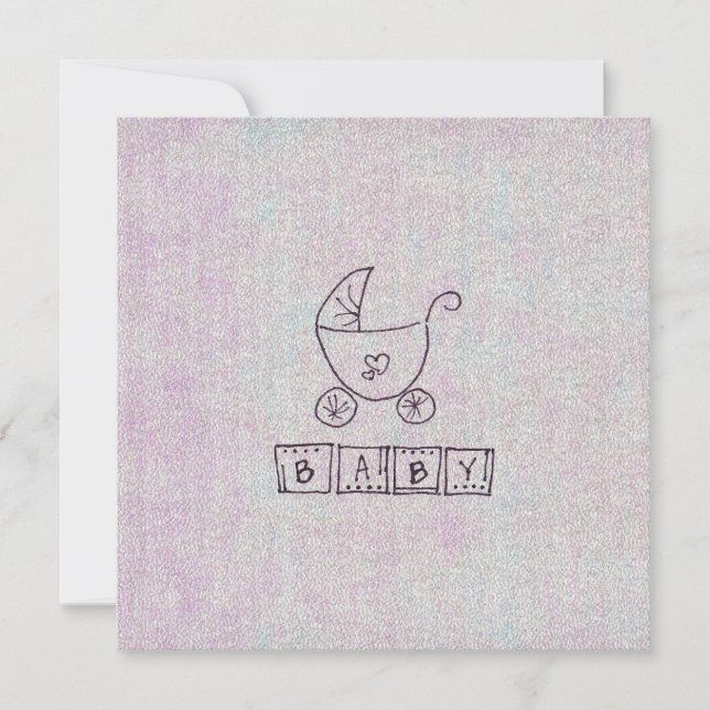 It's a Girl Invitation (Front)