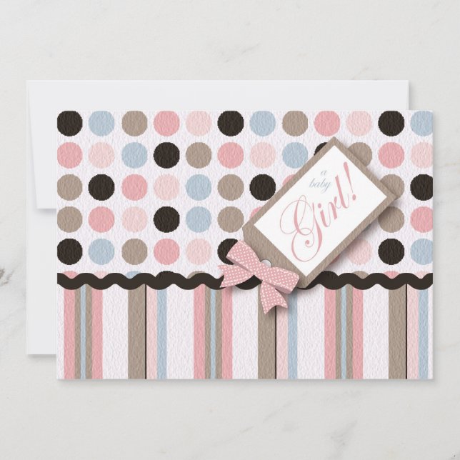 It's a Girl! Invitation (Front)