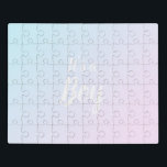 It's a Girl, It's a Boy baby shower gender reveal Jigsaw Puzzle<br><div class="desc">It's a Girl, It's a Boy baby shower gender reveal jigsaw puzzle. guessing game, boy or girl? Half side is light pink, half side is light blue, colours blend at the centre area where there is a text that reveals the gender of the baby. check the collection for more options...</div>