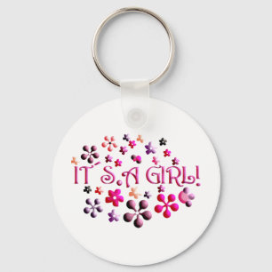 Its a Girl Key Ring