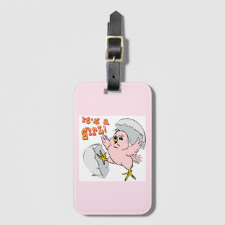 It's a Girl! Luggage Tag