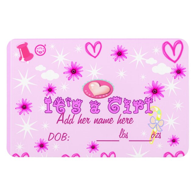 It's a Girl_ Magnet (Horizontal)