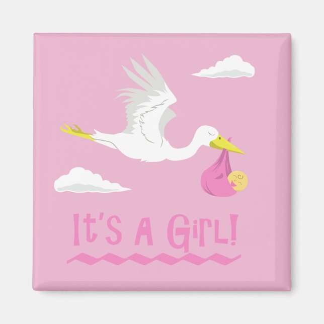 It's a Girl! Magnet (Front)