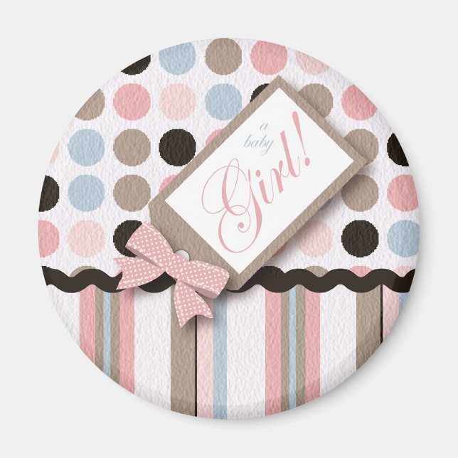 It's A Girl! Magnet (Front)