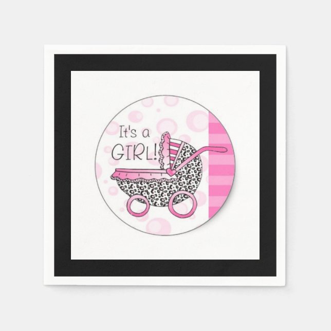 It's a Girl Napkin (Front)