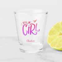 It's A Girl Personalised Baby Name