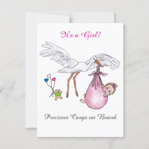 It's a Girl! Post Card