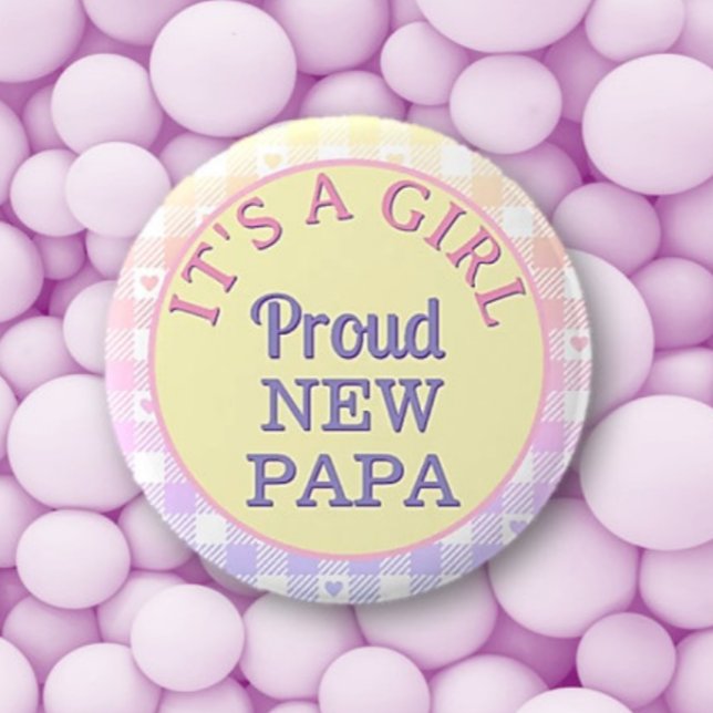 It's a girl! Proud New Papa Button (Creator Uploaded)