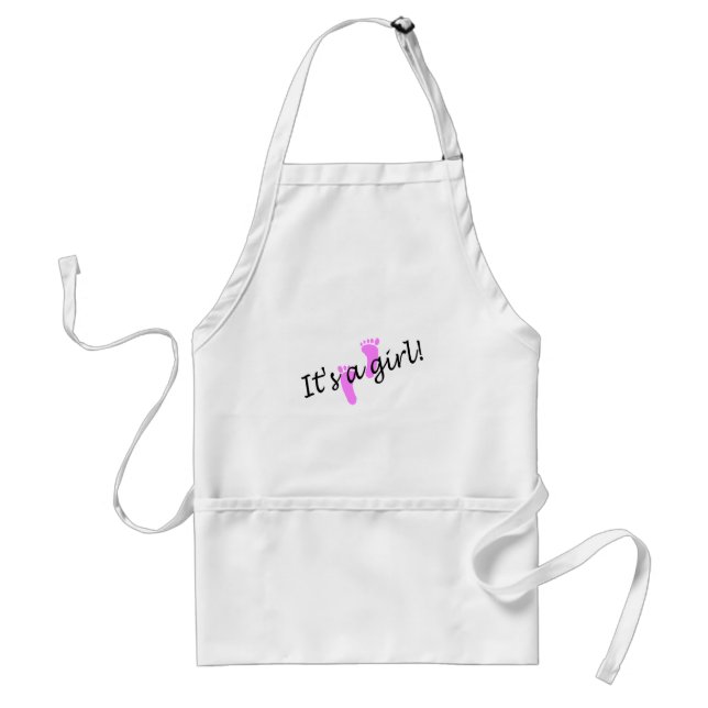 Its A Girl Standard Apron (Front)