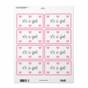 It's a girl stickers by dalDesignNZ 