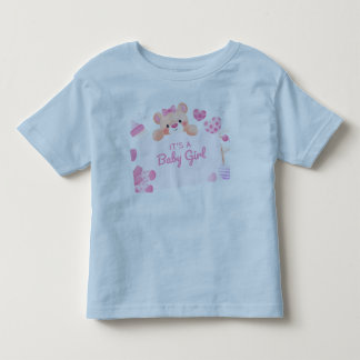 'It's a Girl' Toddler Fine Jersey T-shirt
