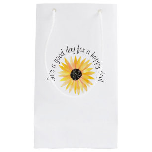 It's a good day for a happy day! small gift bag