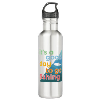 It's a good day to go fishing 710 ml water bottle