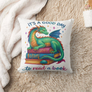 It's A Good Day To Read A Book Cushion