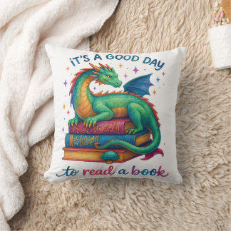 It's A Good Day To Read A Book Cushion