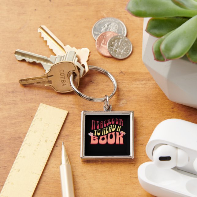 It's a Good Day to Read a Book Key Ring (Desk)