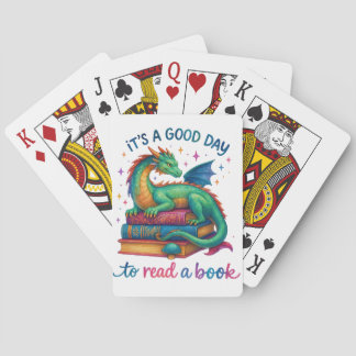 It's A Good Day To Read A Book Playing Cards