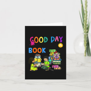 It's A Good Day To Read A Book Reading Club  Card