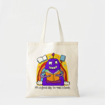 "It's a Good Day to Read a Book" Reading Tote