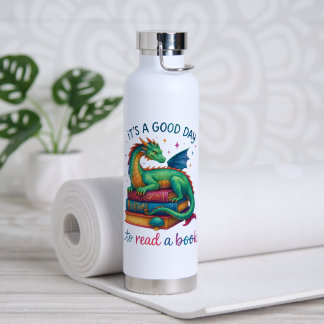 It's A Good Day To Read A Book Water Bottle