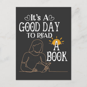 Its A Good Day To Read Shirt, Bookish Shirt, Book Postcard