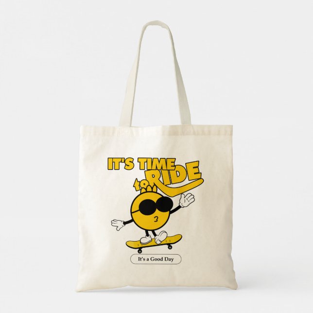 It's a good day to ride  tote bag (Back)