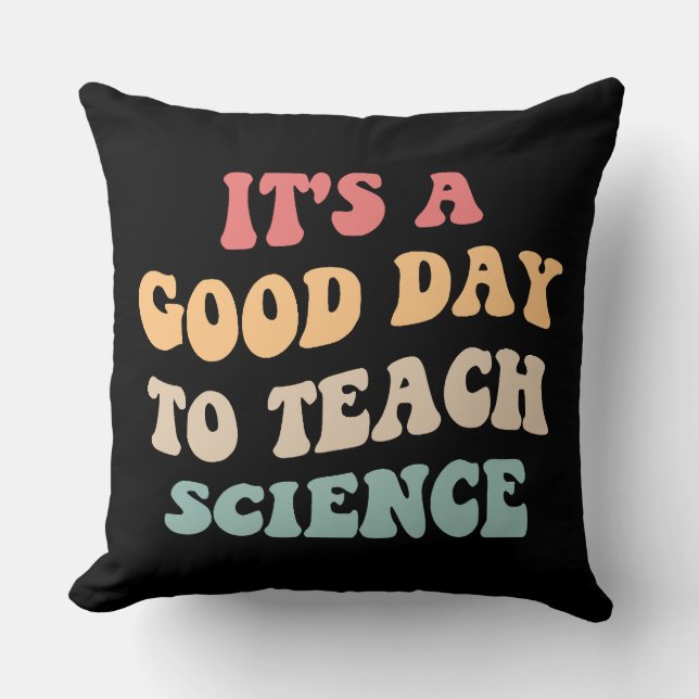 It's A Good Day To Teach Science II Cushion (Front)