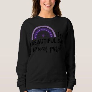It's A Good Day To Wear Purple Lupus Awareness Mon Sweatshirt