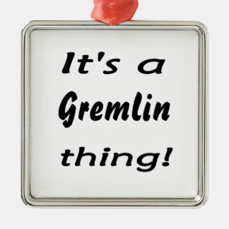 It's a gremlin thing! metal tree decoration