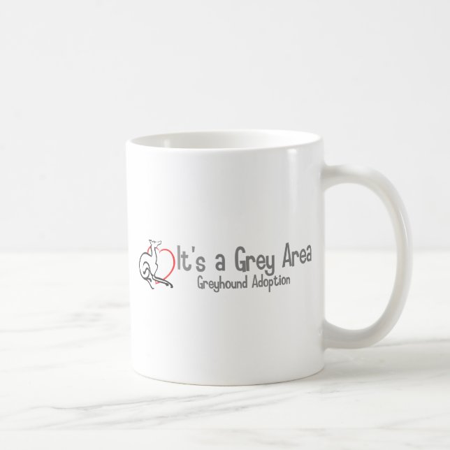 It's a Grey Area Logo - Wide Coffee Mug (Right)