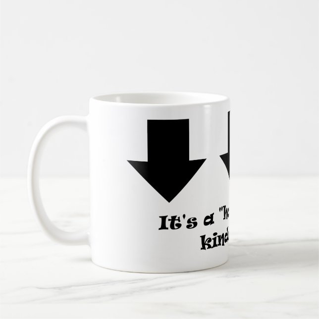 It's a "half empty" kinda day ! coffee mug (Left)