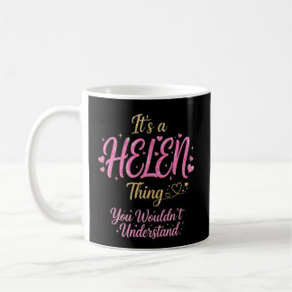It's A Helen Thing Pink Gold Women Gift Coffee Mug