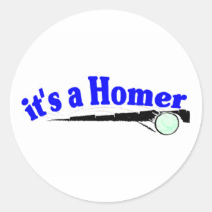 It's A Homer Classic Round Sticker