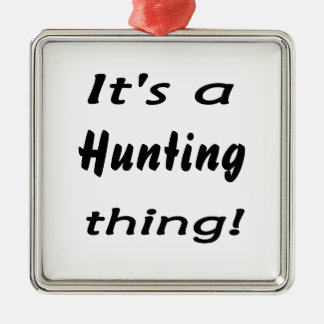It's a hunting thing! metal tree decoration