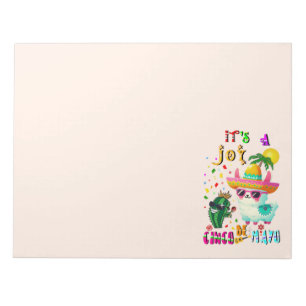 It's A Joy Cinco De Mayo Notepad