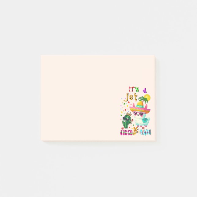 It's A Joy Cinco De Mayo Post-it Notes (Front)