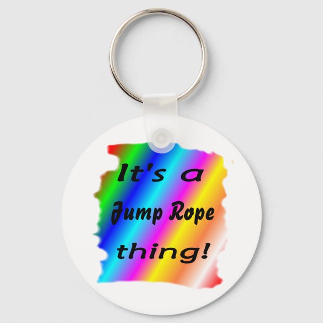 It's a jump rope thing! key ring (Front)