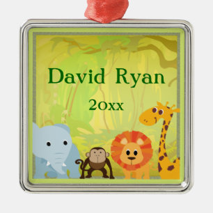 It's A Jungle Baby Shower Metal Tree Decoration