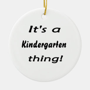 It's a kindergarten thing! ceramic tree decoration