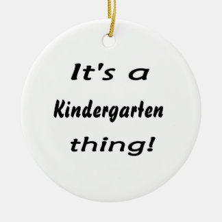 It's a kindergarten thing! ceramic tree decoration