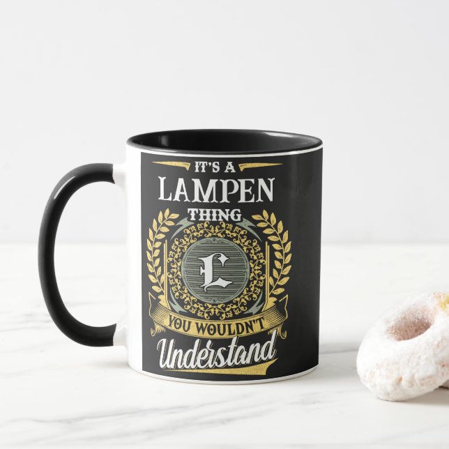It's a LAMPEN Thing You Wouldn't Understand Mug (With Donut)