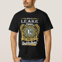 It's A Leake Thing You Couldn't Understand