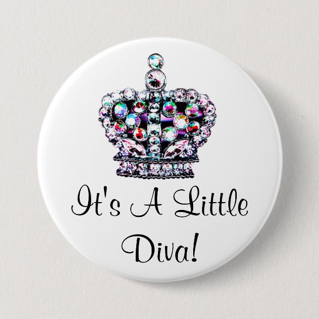 It's A Little Diva! buttons (Front)