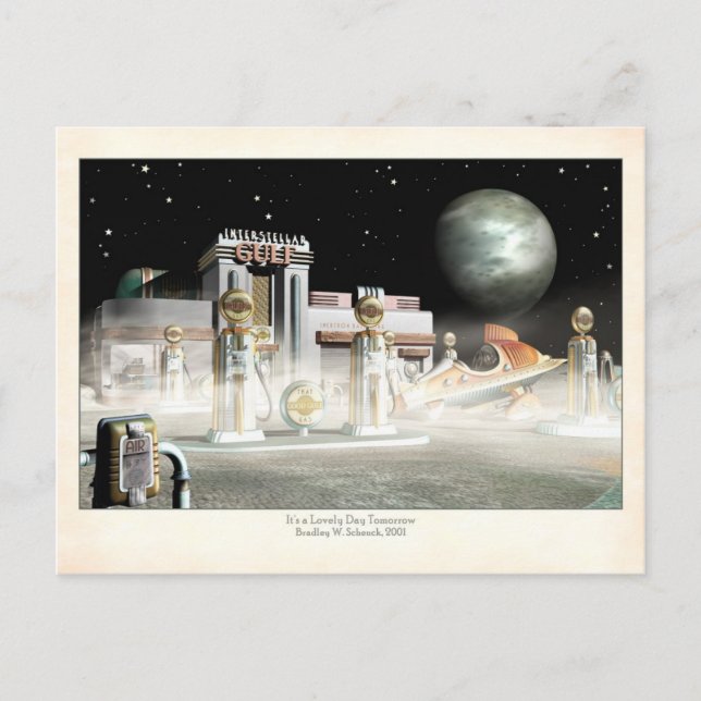 It's a Lovely Day Tomorrow Postcard (Front)