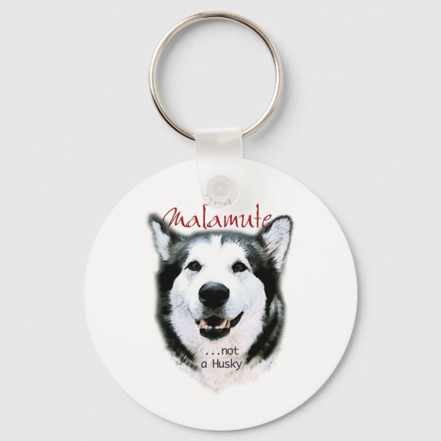 It's a Malamute Key Ring (Front)